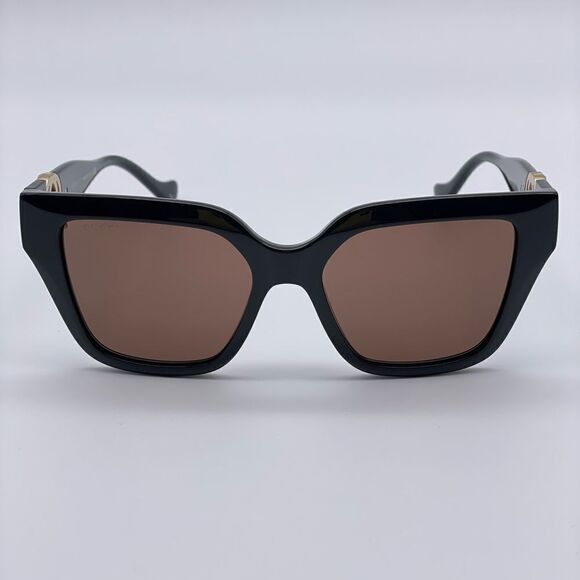 GUCCI Sunglasses GG1023S 005 With Chain Black/Brown Women NEW main image 12